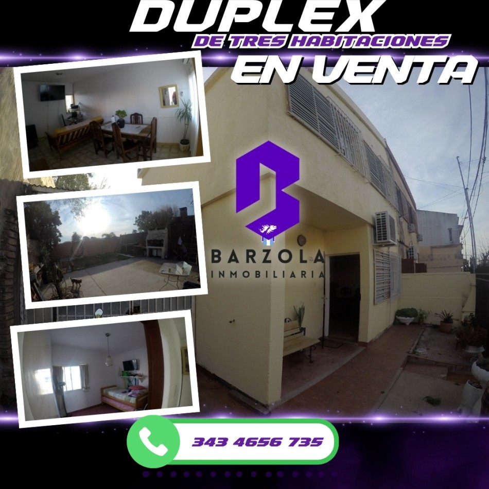 DUPLEX EN VENTA-TRES HABITACIONES