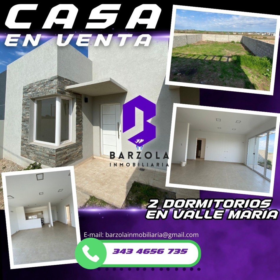 CASAS EN VENTA - VALLE MARIA