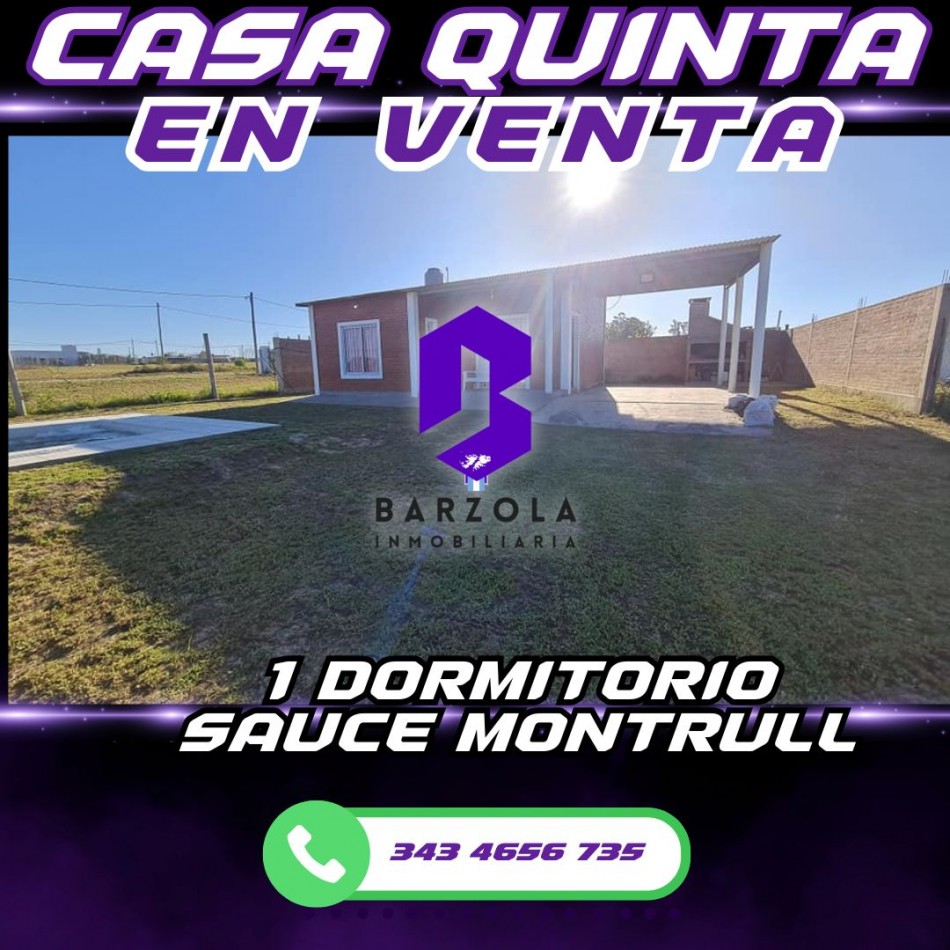 CASA QUINTA EN VENTA - SAUCE MONTRULL