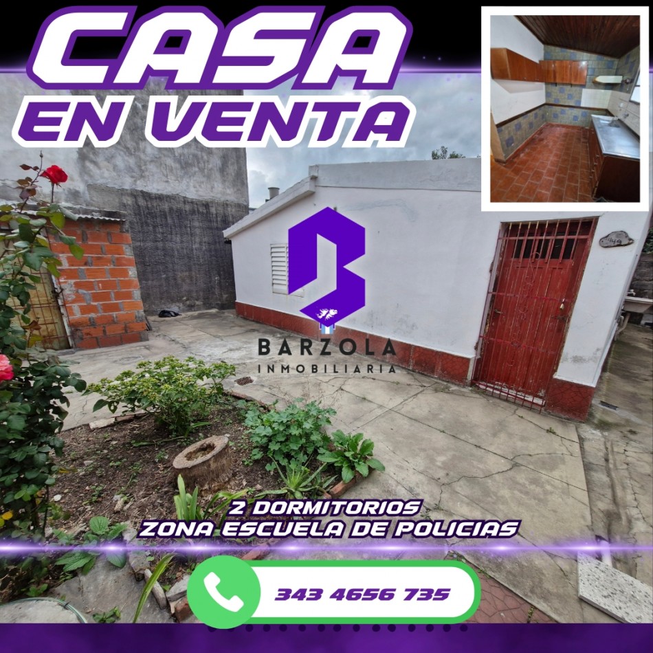 CASAS EN VENTA - DOS DORMITORIOS INTERNA