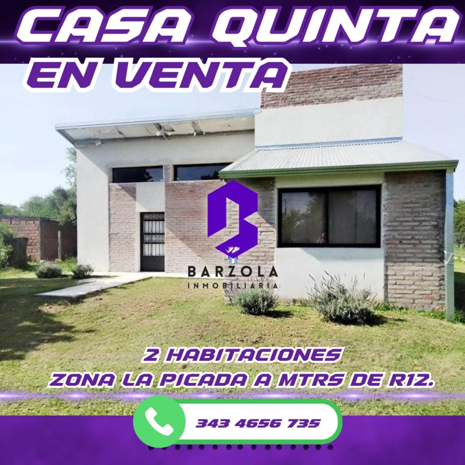CASA QUINTA A LA VENTA- LA PICADA.