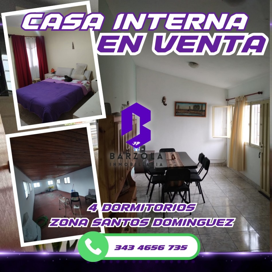 CASA INTERNA A LA VENTA 4D.
