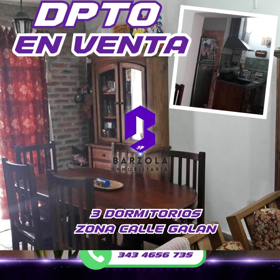 DEPARTAMENTO EN VENTA 3D. APTA CREDITO.