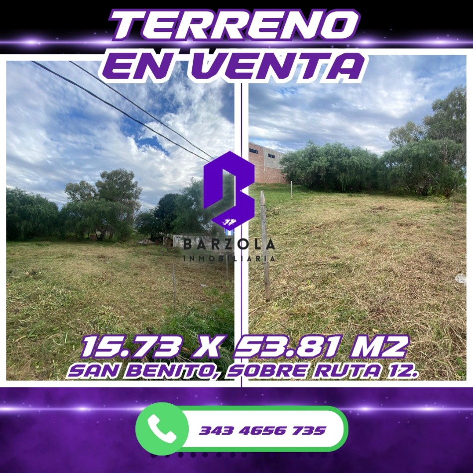 TERRENO EN VENTA- SAN BENITO.