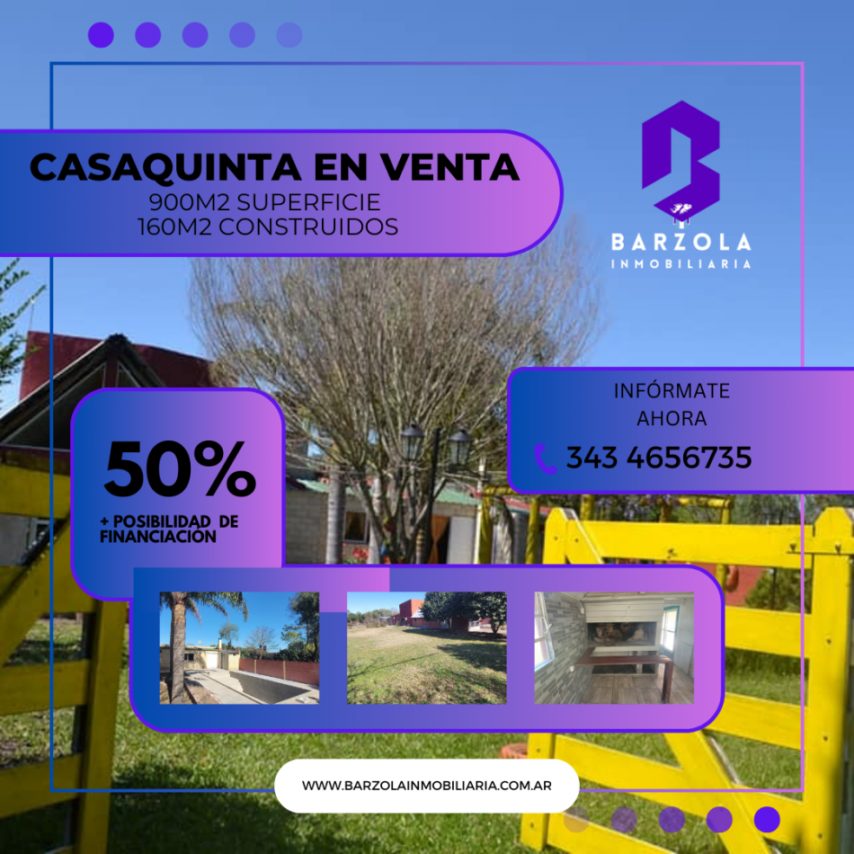 CASAQUINTA EN VENTA REFACCIONADA A NUEVA EN SAUCE MONTRULL
