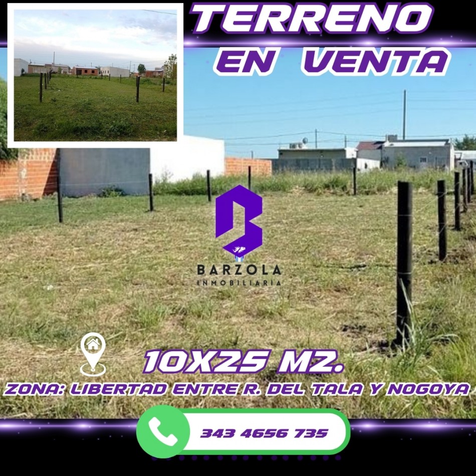 TERRENO EN VENTA- SAN BENITO.