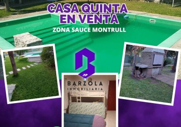 CASA QUINTA EN VENTA - SAUCE MONTRULL  