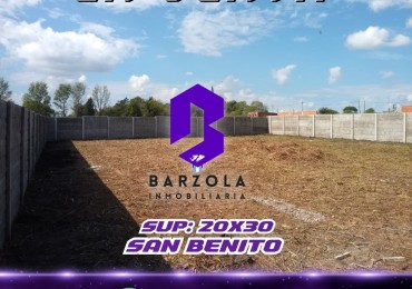 TERRENOS EN VENTA - SAN BENITO