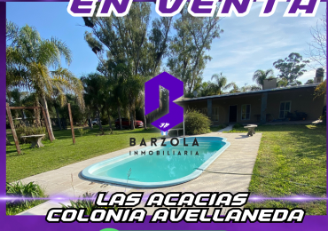 CASA QUINTA EN VENTA - LAS ACACIAS COLONIA AVELLANEDA  
