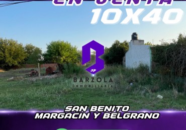 TERRENOS EN VENTA - EN  SAN BENITO
